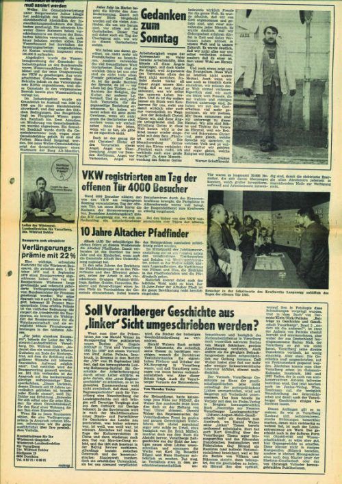 VN-Gastbeitrag von Theodor Veiter vom 24. September 1983.