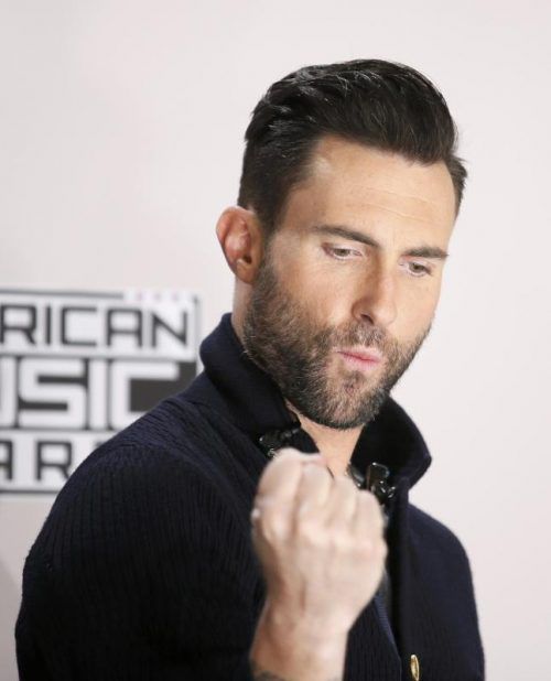 Adam Levine erhält Stern Nr. 2601 auf dem „Walk of Fame“. RTS