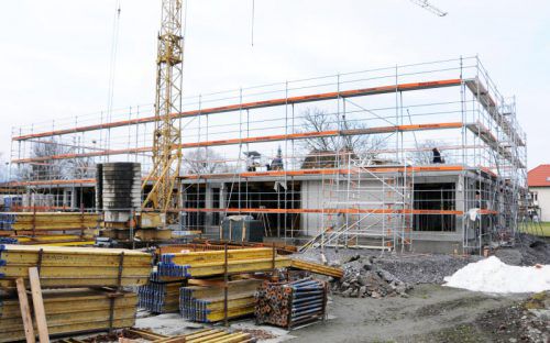 Das Kinderhaus Gaißau macht große Baufortschritte. Foto: ajk