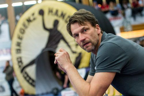 Die Wege von Robert Hedin und Bregenz Handball trennen sich zum Saisonende. Foto: VN/DS