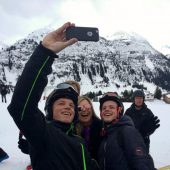 Royaler Skispaß im Lecher Schnee
