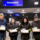 Hohenemser Winterradler vom e5-Team beschenkt