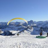 Beliebter Treffpunkt für Paraglider