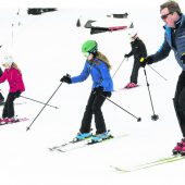 Niederländische Königsfamilie auf Winterurlaub in Lech