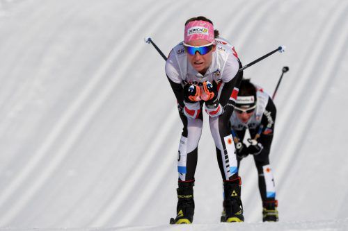Freute sich über ihre Topleistung: Teresa Stadlober. Foto: gepa