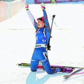 Koukalova stürmte zu Sprint-Gold