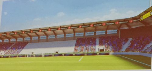 Die neue Südtribüne: Am 11. Dezember soll der Spatenstich erfolgen. Verein