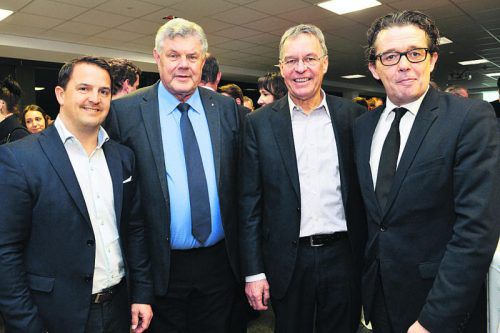Jürgen Kessler, Mandi Katzenmayer, Georg Comploj und Hans-Peter Metzler (v. l.). Fotos: Veranstalter