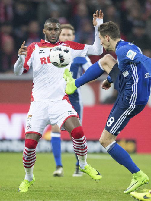 Köln bangt um Topstar Anthony Modeste (links). Foto: ap