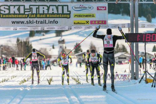 Der Mellauer Stefan Sutter (im Bild an zweiter Position) musste sich nur dem Deutschen Max Olex geschlagen geben. Foto: veranstalter