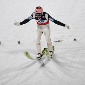 Ein Kraftakt auf Olympiaschanze