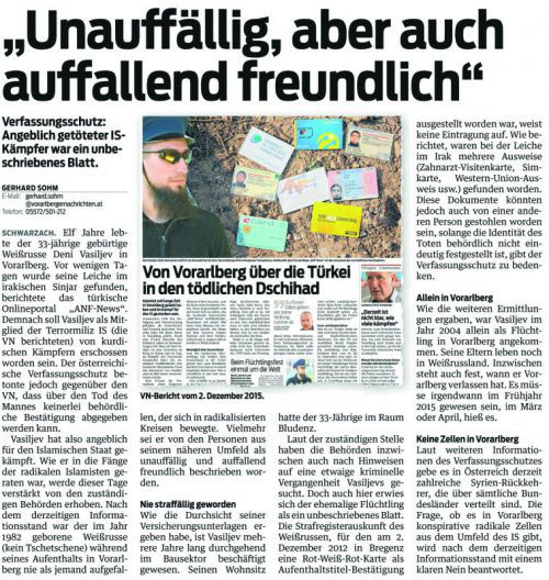 VN-Bericht vom 3. Dezember 2015.