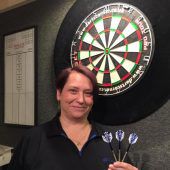 Pionierin des Dartsports