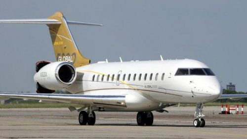 Wurde beinahe zur Unglücksmaschine: Bombardier Global 5000. dpa