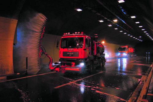 Auch für mehr Sicherheit: Die Tunnelputztage. Foto: Asfinag
