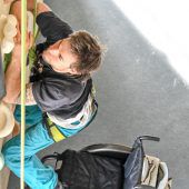 Griff für Griff weiter nach oben