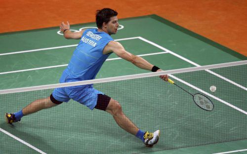 Badminton-Olympiastarter David Obernosterer hat sich aus gesundheitlichen Gründen zu einem Ende seiner aktiven Laufbahn entschlossen. Foto: GEPA