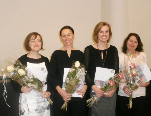 Barbara Jochum, Brigitte Wippler, Heike Stefani und Irene Koller schlossen ihren Spezialisierungslehrgang erfolgreich ab.  Foto: tf