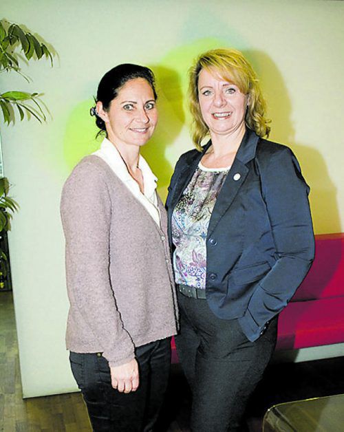 Beate Blum (l.) und Martina Draxl (Carcoustics).