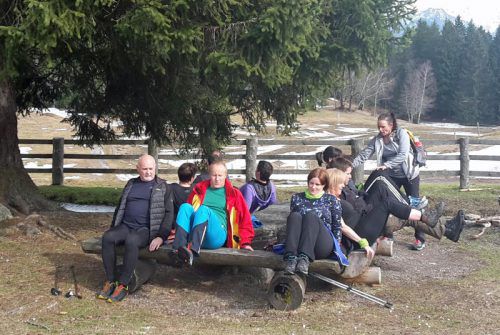 Bei den „Vorarlberg bewegt“-Intensivtagen am Bürserberg standen auch praktische Bewegungseinheiten auf dem Programm.  Foto: VLK