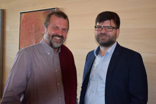 Bürgermeister Gerhard Beer (r.) und Johann Punzenberger.