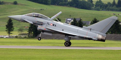 Der erste Eurofighter landete 2007 in Österreich. 2002 wurde er bestellt, 2017 wird der Kaufvorgang erneut untersucht. Foto:AP