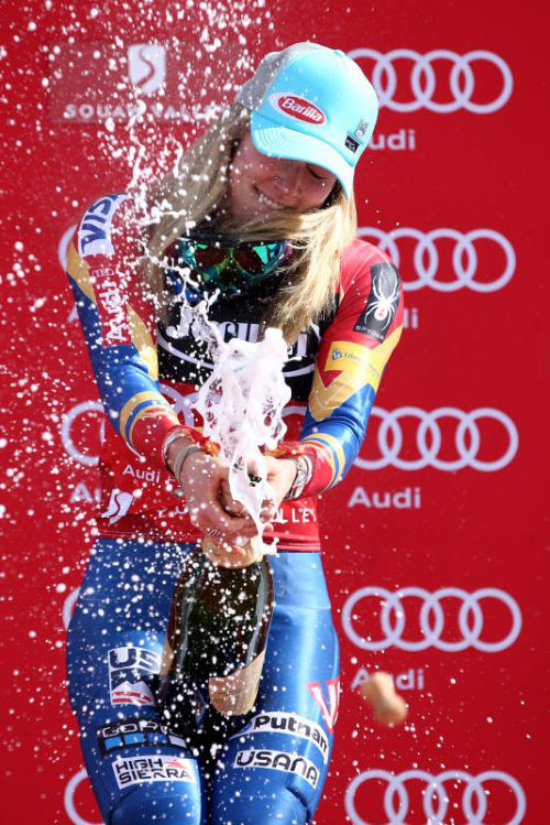 Die Party beginnt gerade erst: Mikaela Shiffrin dürfte die Welt der Skidamen in den nächsten Jahren dominieren. Foto: gepa