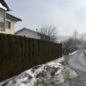 Feuergraben für Brandfälle