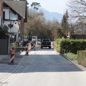 Letzte Arbeiten in der Heldenstraße