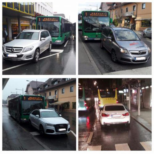 Diverse Parksünder waren in der letzten Zeit von den Busfahrern bildlich festgehalten worden. Foto: BÜFO