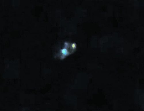 Ein „UFO“, über dem Bodensee fotografiert. vn/Leserreporter