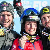 Goldtag für Snowboarder