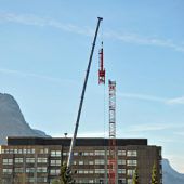 Baustart für Heli-Landeplatz in Dornbirn