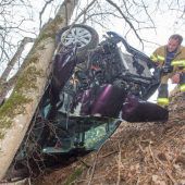 Fahrerloses Auto auf Abwegen