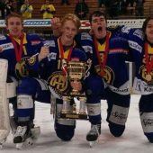 Ein Ländle-Quartett holte sich mit dem HC Davos den Meistertitel