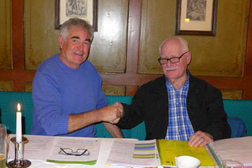 Franz Ströhle (l.) tritt Lothar Petters Erbe als Alpenschutzvereinsobmann an. Foto: VN
