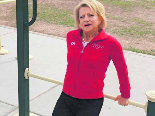 Gab Edelmetall und Trophäen her: Olga Korbut. Foto: ap