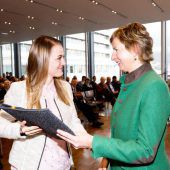 Diplomfeier für Absolventen der Pflegeschule