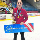 Lukas wurde mit der Mannschaft Europameister