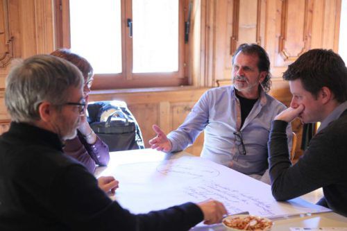 In Schruns wurde über die Nachnutzung des Bezirksgerichts Montafon diskutiert. Foto: meznar.media