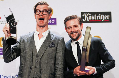Komiker Joko und Klaas narrten Goldene Kamera. foto: ap