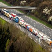 Mehr Lkw auf Rheintalautobahn