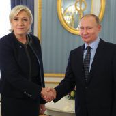 Putin empfing Marine Le Pen im Kreml