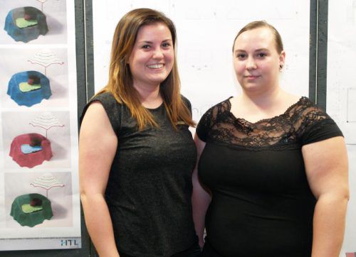 Martina Siegele und Angelina Hartmann.