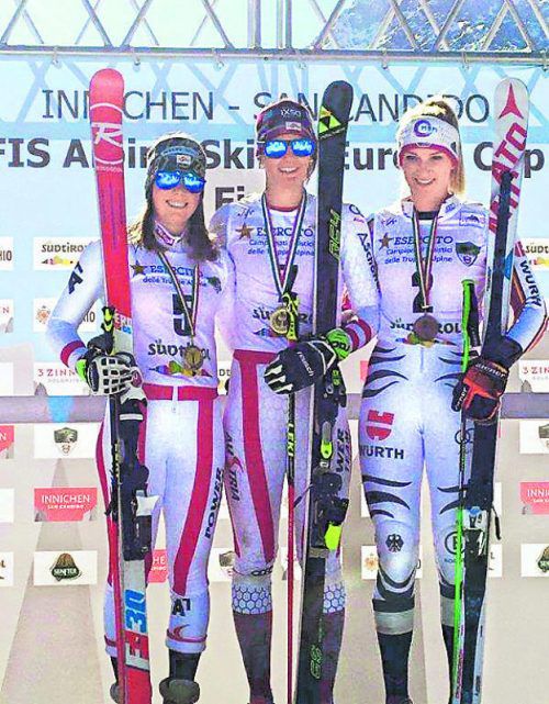 Platz eins und zwei: Lisi Kappaurer und Katharina Liensberger. foto: Fb