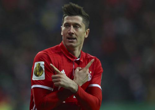 Robert Lewandowski erzielte zwei Treffer. Foto: Reuters