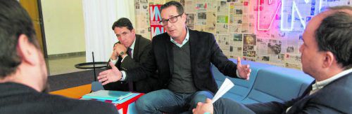 Sollte Reinhard Bösch bei den Landtagswahlen antreten, wird er in den Landtag wechseln, erklärt FPÖ-Chef Strache im VN-Interview. Foto: VN/Hofmeister
