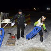 Jugendfeuerwehr auf Rodeln flott im Ziel