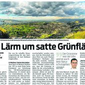 Grünzone erhitzt die Gemüter