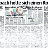 Richterliche Bestätigung für Gorbachs Scheitern